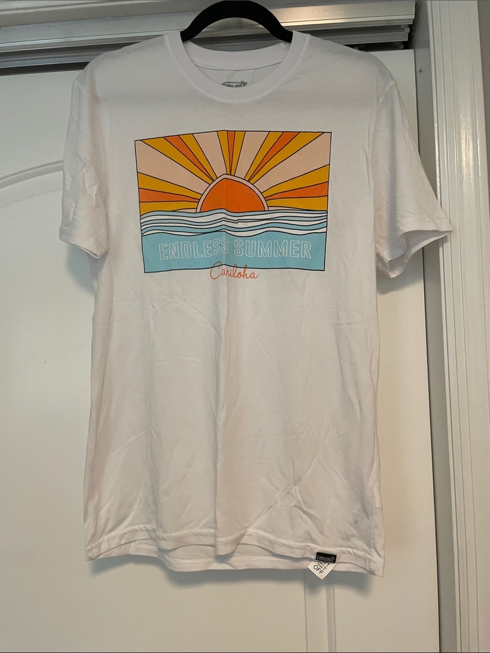 Endless Summer Graphic Tee Bamboo & cotton- White by Cariloha
